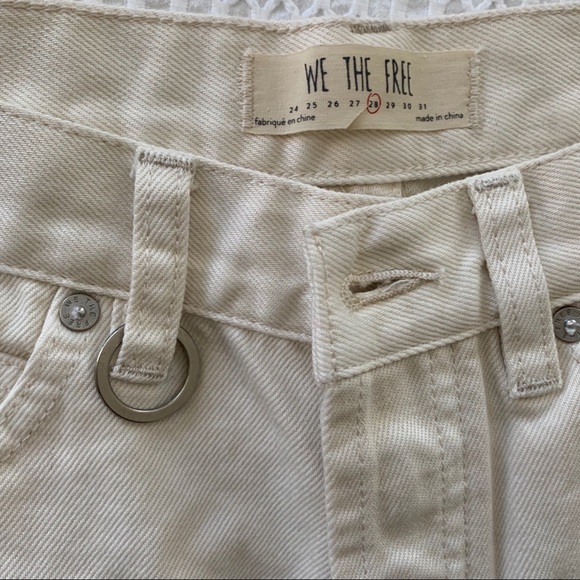 NWOT Free People We The Free Cutoff Denim Shorts - Picture 3 of 5
